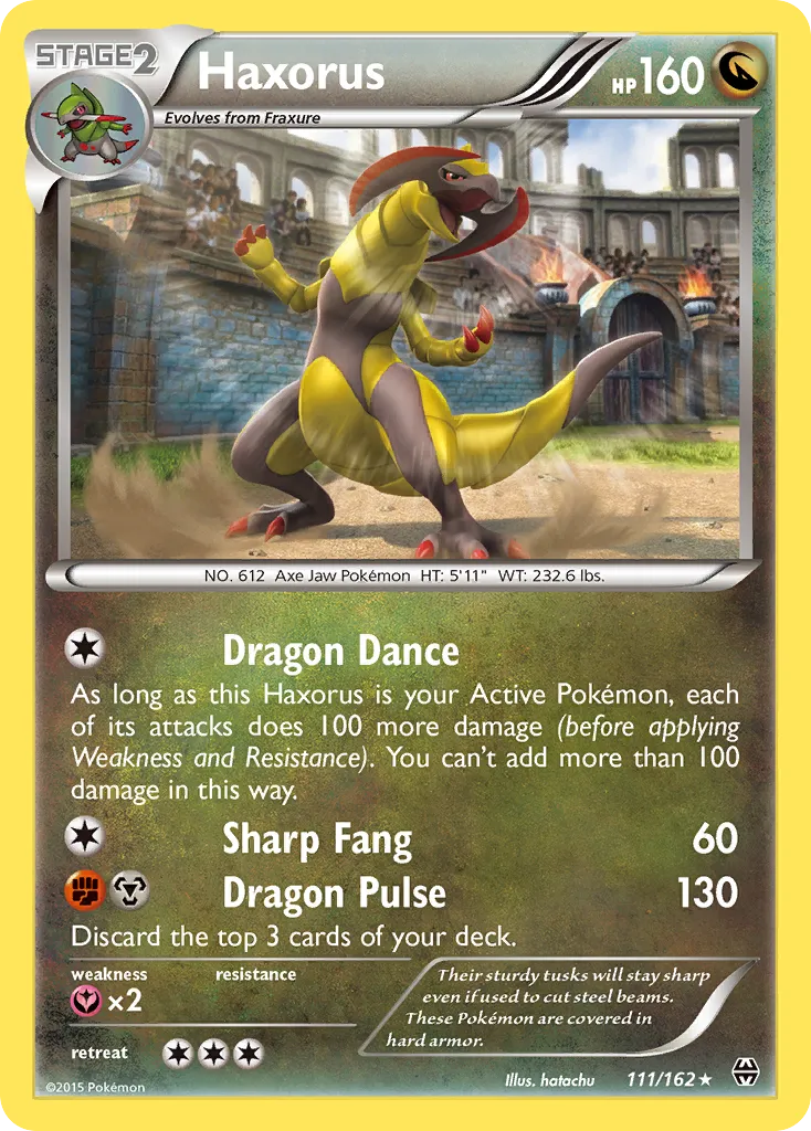 Haxorus — XY - BREAKthrough — Pokemon