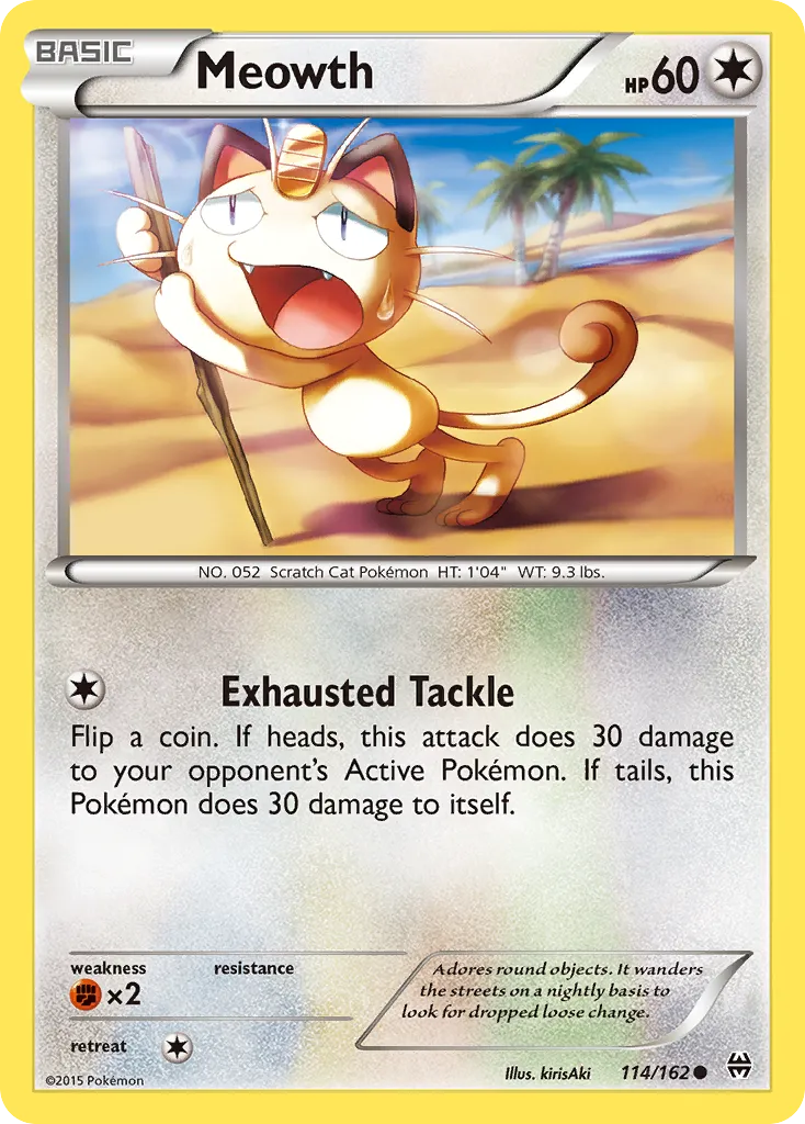 Meowth — XY - BREAKthrough — Pokemon