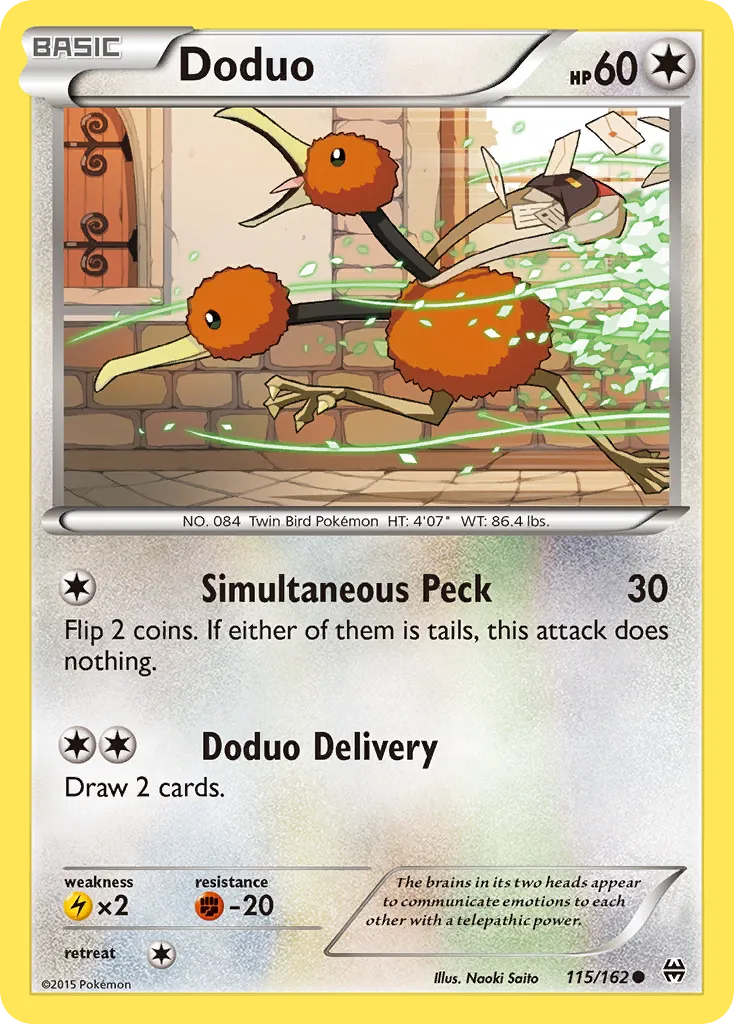 Doduo — XY - BREAKthrough — Pokémon