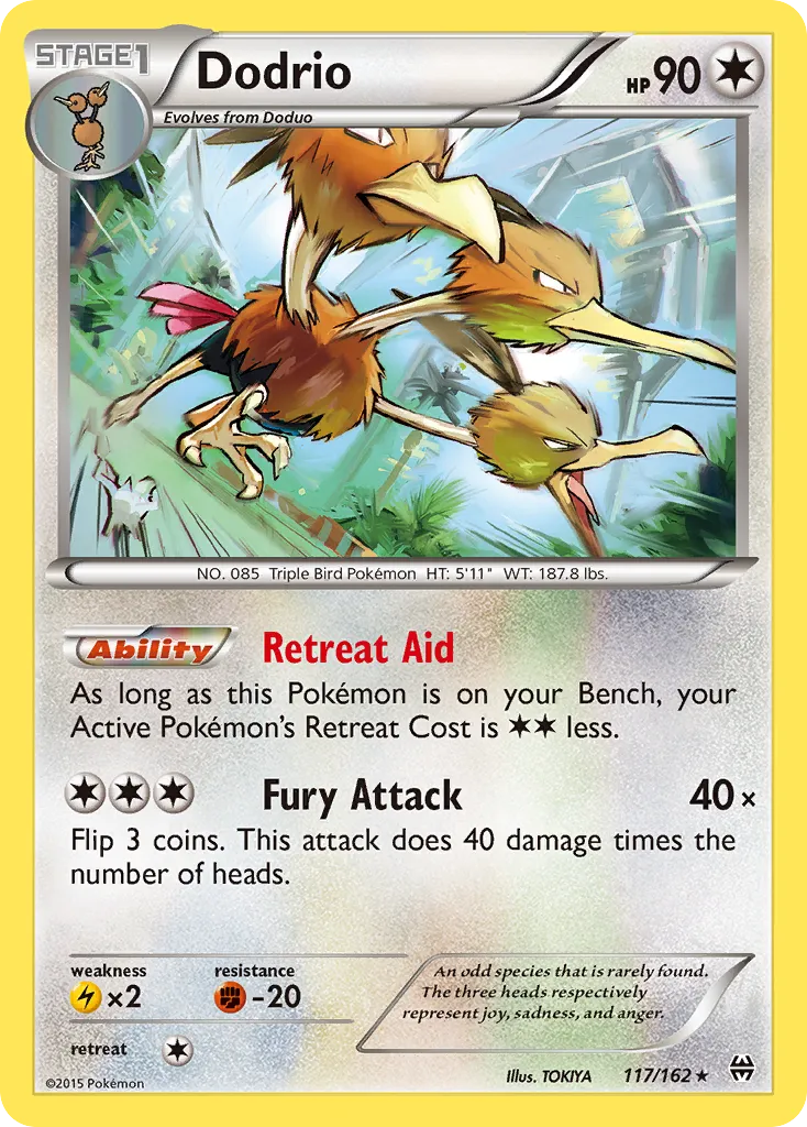 Dodrio — XY - BREAKthrough — Pokémon