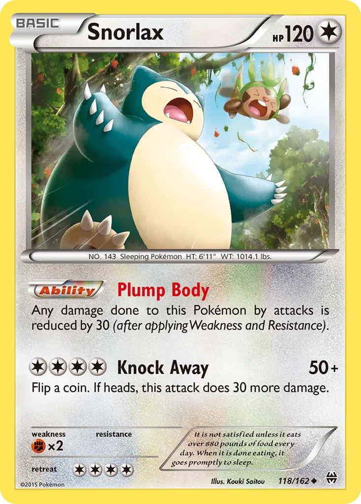 Snorlax — XY - BREAKthrough — Pokémon