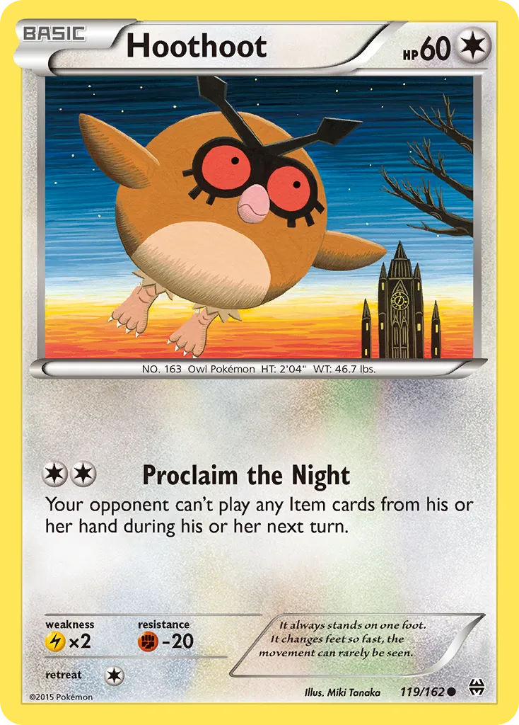 Hoothoot — XY - BREAKthrough — Pokémon