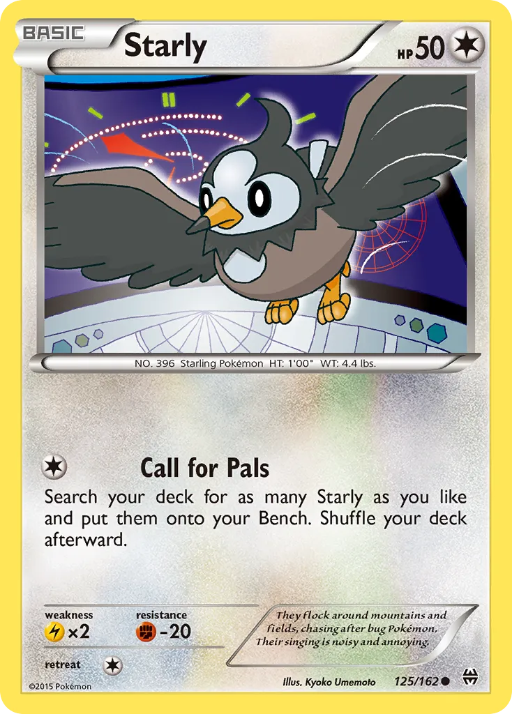 Starly — XY - BREAKthrough — Pokémon