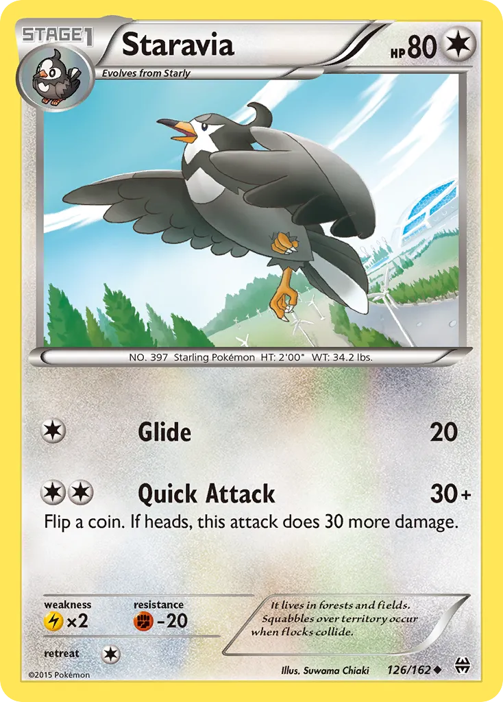 Staravia — XY - BREAKthrough — Pokémon