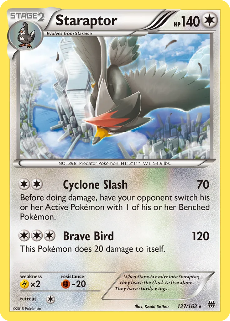 Staraptor — XY - BREAKthrough — Pokémon