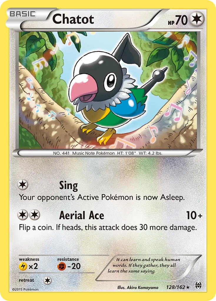 Chatot — XY - BREAKthrough — Pokémon