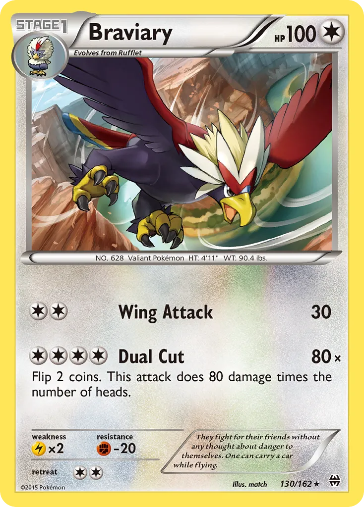 Braviary — XY - BREAKthrough — Pokémon