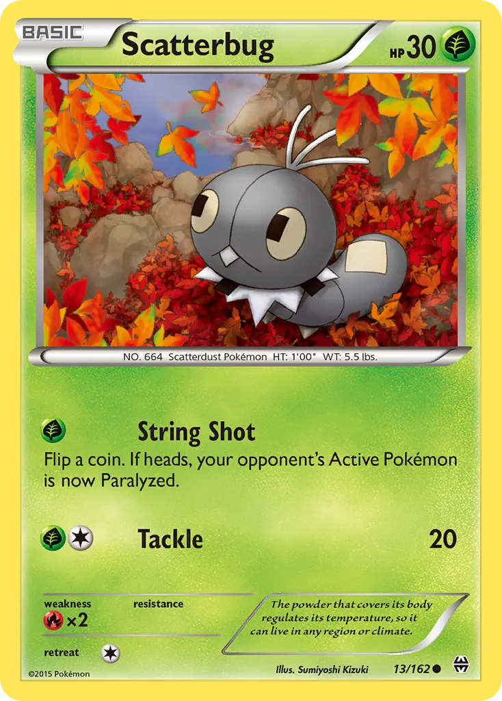 Scatterbug — XY - BREAKthrough — Pokémon