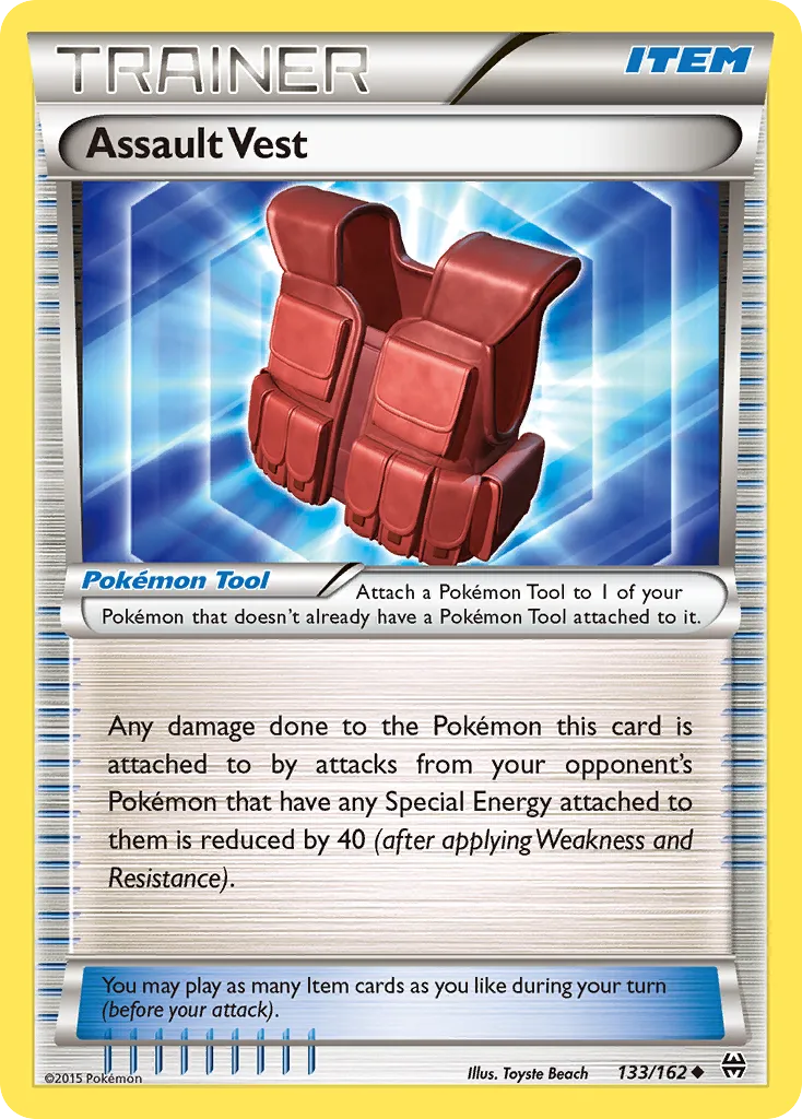 Assault Vest — XY - BREAKthrough — Pokémon
