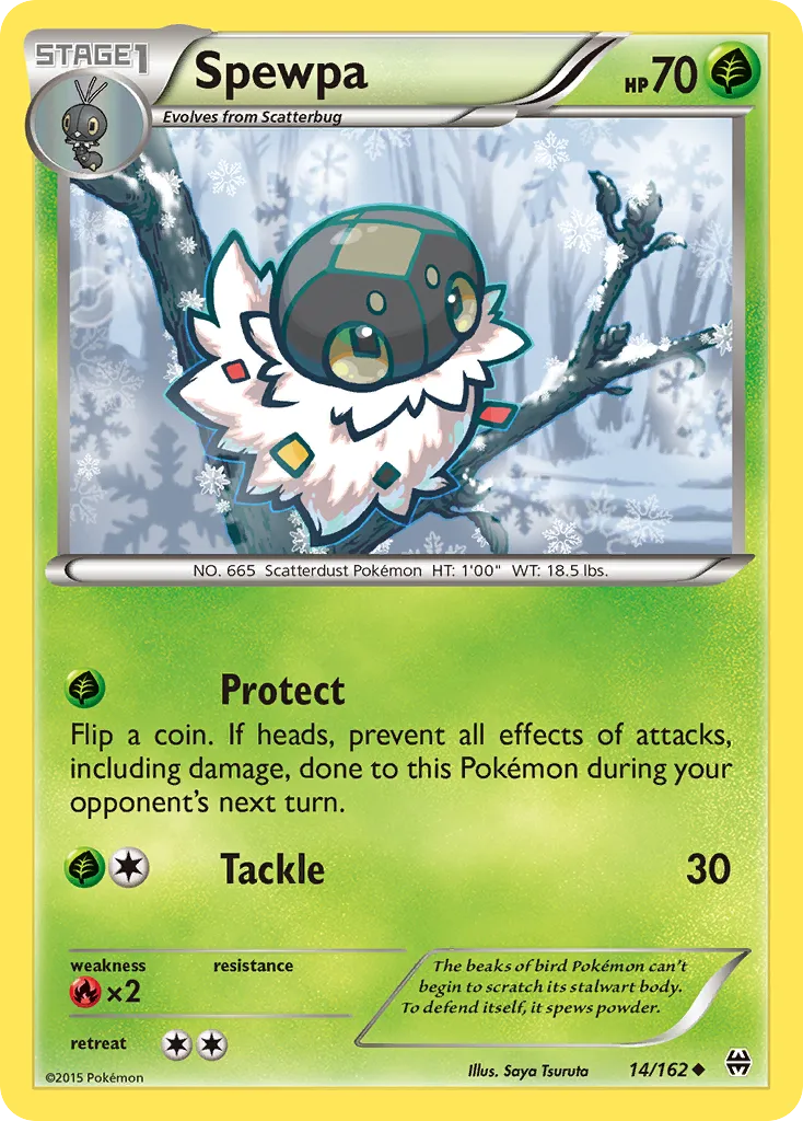 Spewpa — XY - BREAKthrough — Pokémon
