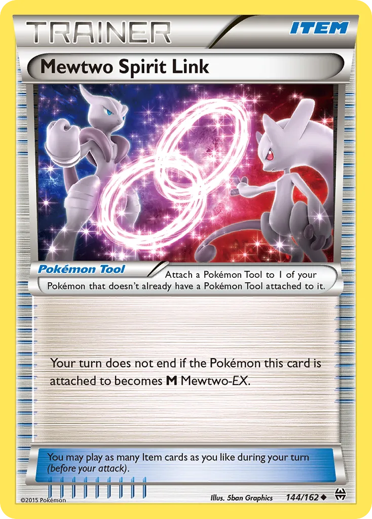 Mewtwo Spirit Link — XY - BREAKthrough — Pokémon