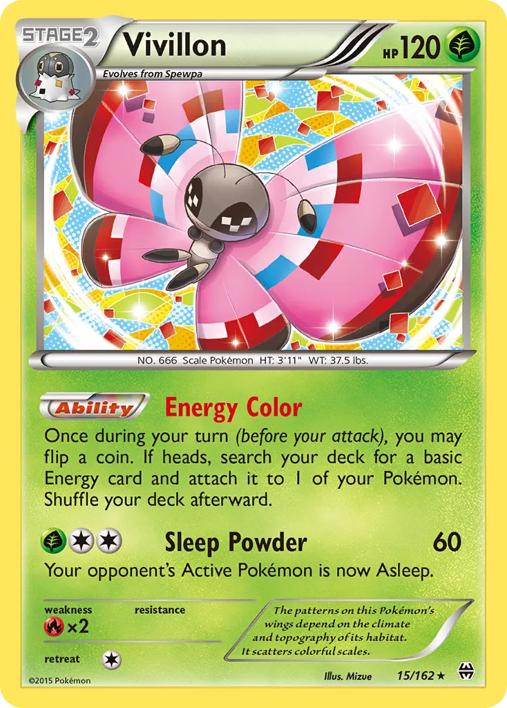 Vivillon — XY - BREAKthrough — Pokémon