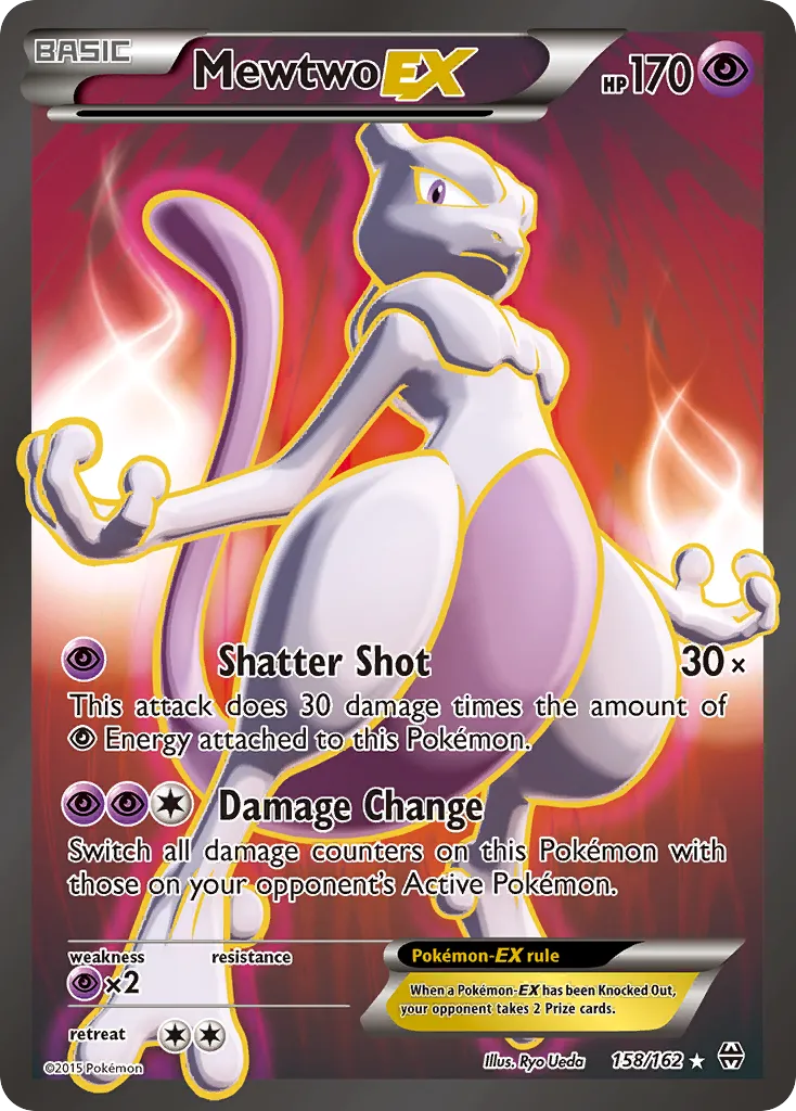 Mewtwo EX — XY - BREAKthrough — Pokemon