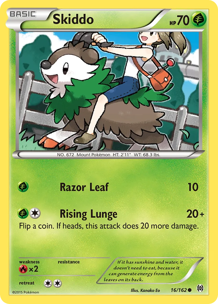 Skiddo — XY - BREAKthrough — Pokémon