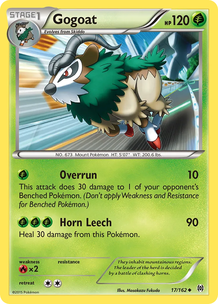 Gogoat — XY - BREAKthrough — Pokémon