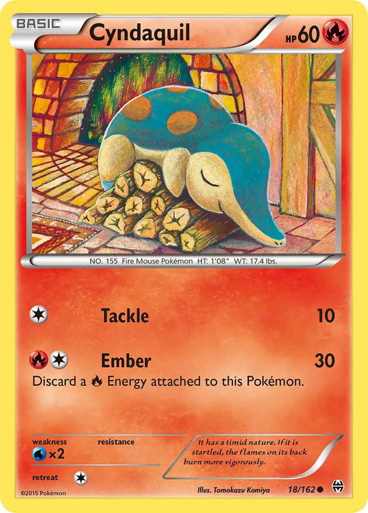 Cyndaquil — XY - BREAKthrough — Pokémon
