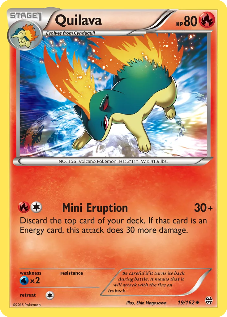 Quilava — XY - BREAKthrough — Pokémon