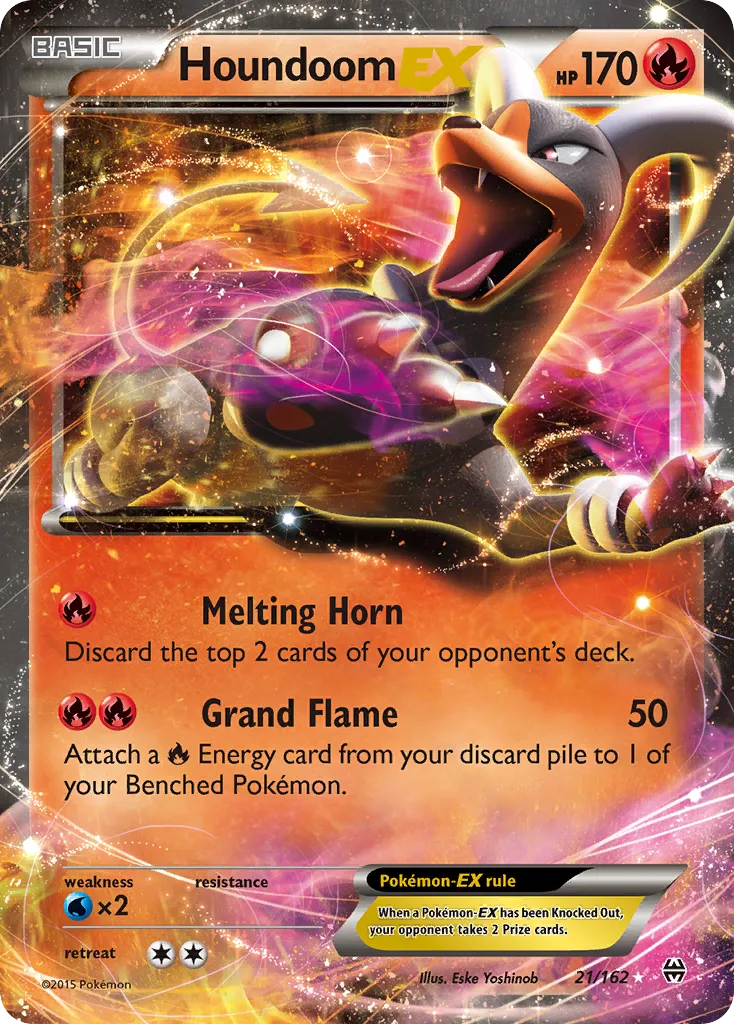 Houndoom EX — XY - BREAKthrough — Pokémon