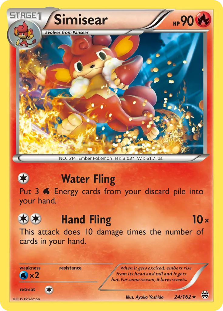 Simisear — XY - BREAKthrough — Pokémon