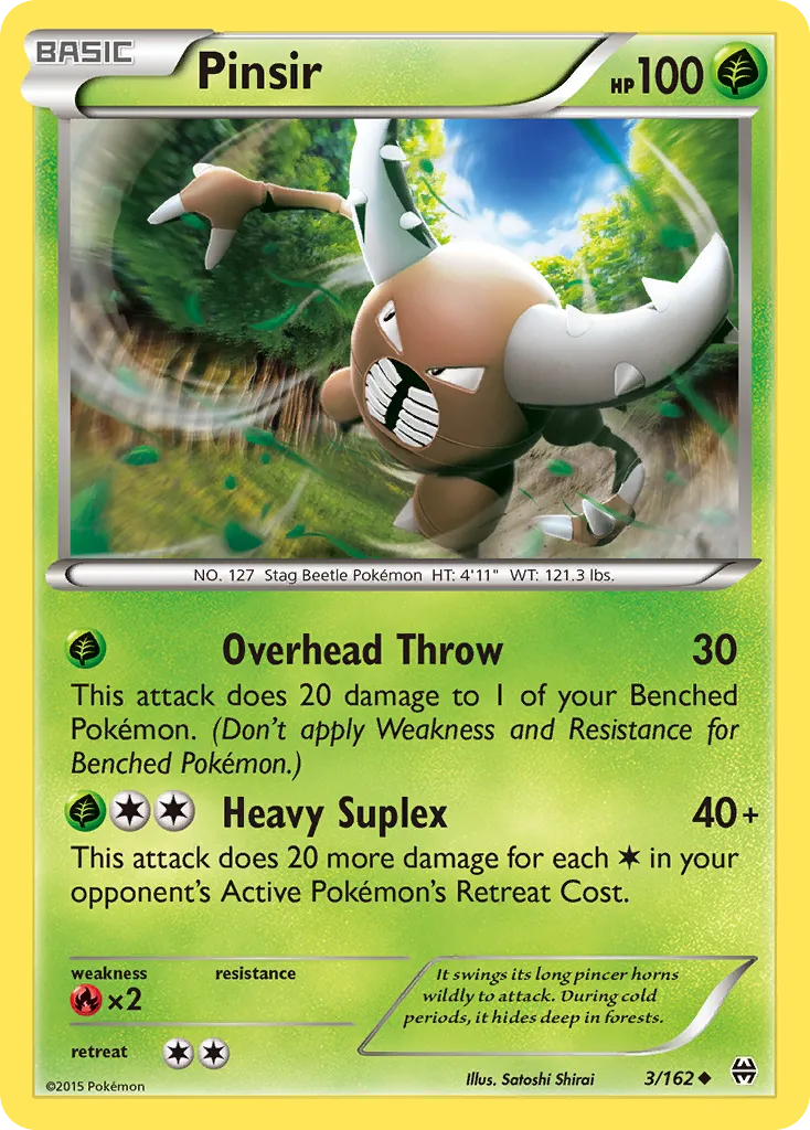 Pinsir — XY - BREAKthrough — Pokemon