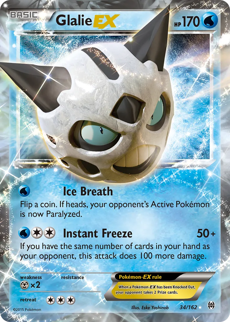 Glalie EX — XY - BREAKthrough — Pokémon