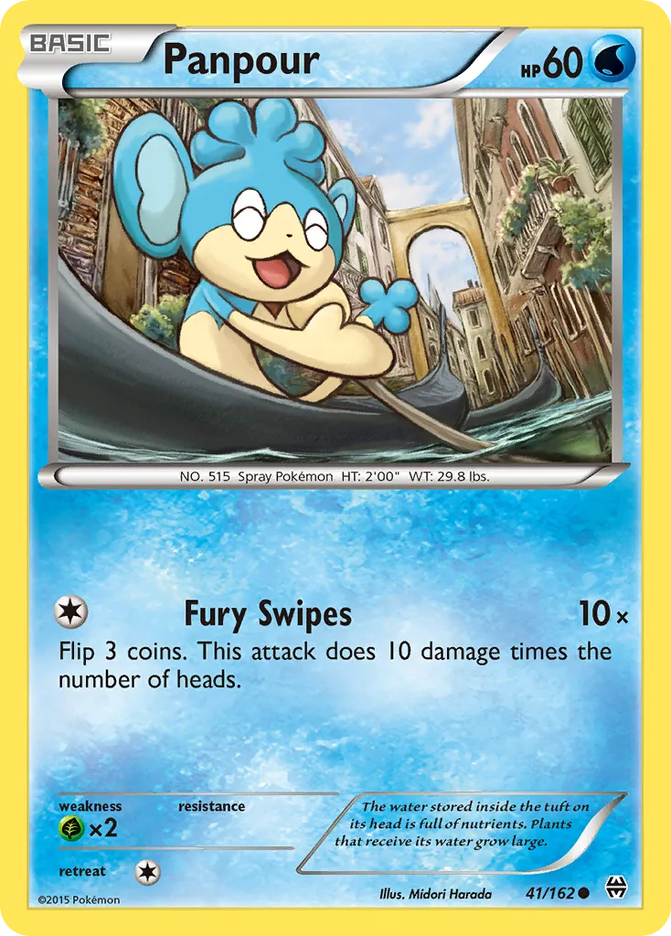 Panpour — XY - BREAKthrough — Pokémon