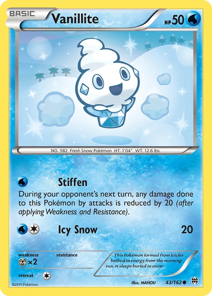 Vanillite — XY - BREAKthrough — Pokémon