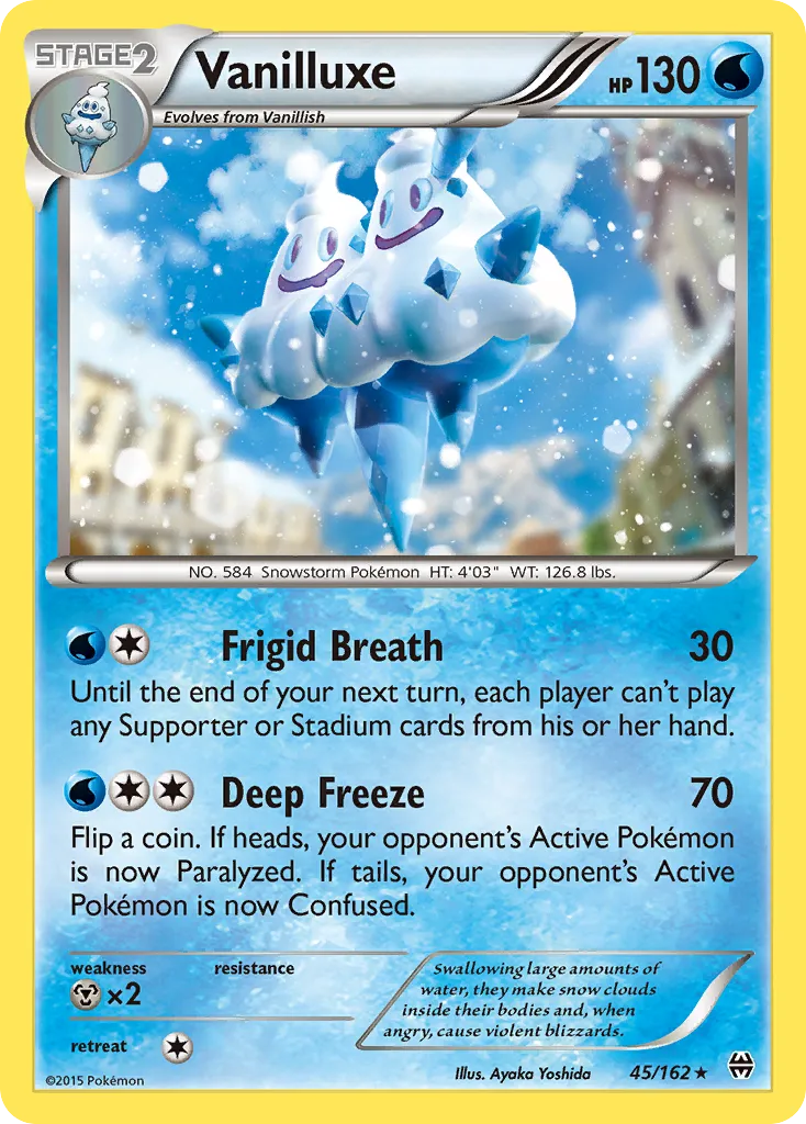 Vanilluxe — XY - BREAKthrough — Pokémon