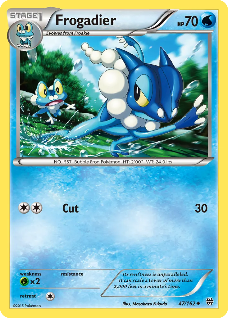 Frogadier — XY - BREAKthrough — Pokémon
