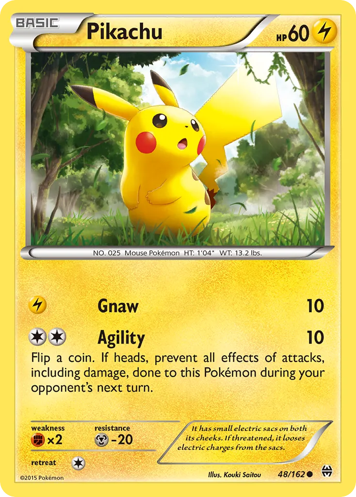 Pikachu — XY - BREAKthrough — Pokémon