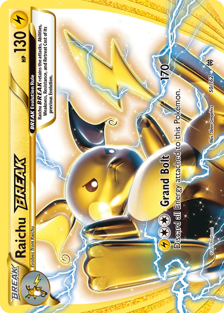 Raichu TURBO — XY - BREAKthrough — Pokemon