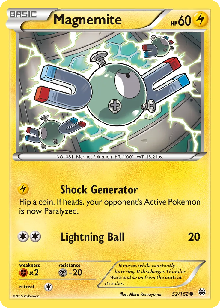 Magnemite — XY - BREAKthrough — Pokémon