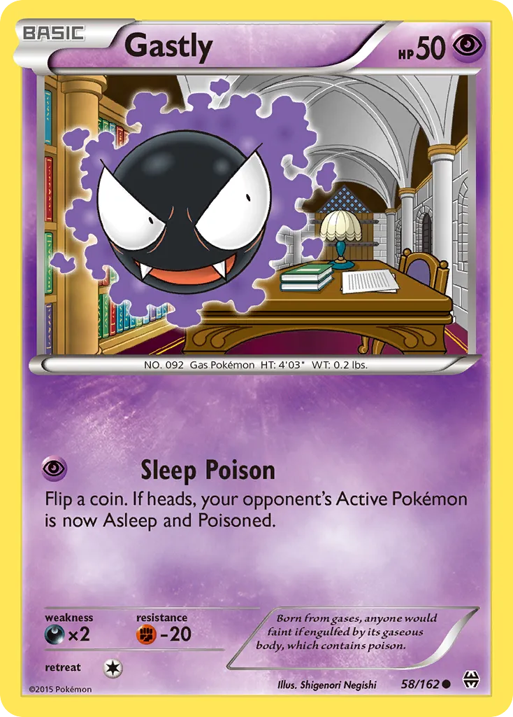 Gastly — XY - BREAKthrough — Pokémon