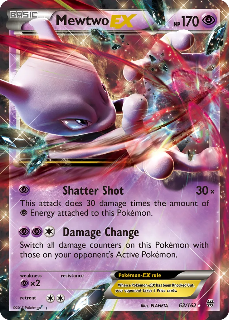 Mewtwo EX — XY - BREAKthrough — Pokémon