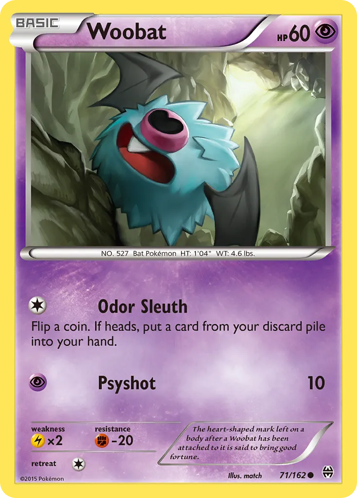 Woobat — XY - BREAKthrough — Pokémon