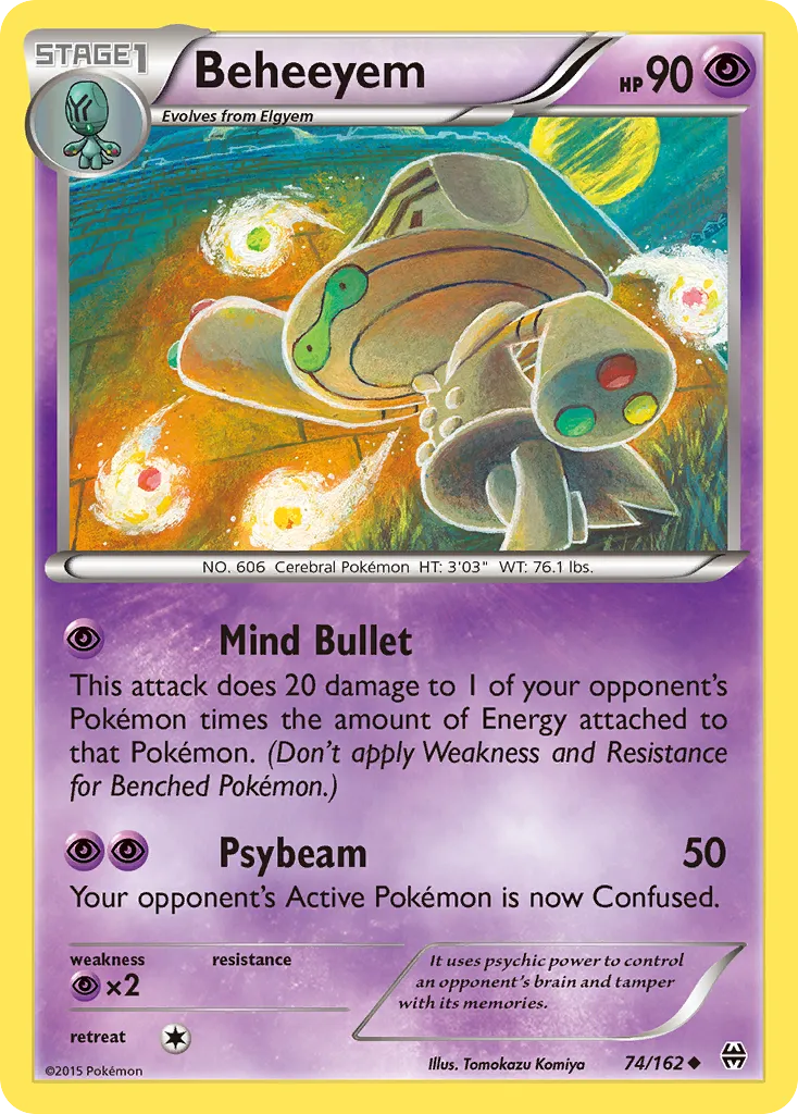 Beheeyem — XY - BREAKthrough — Pokémon