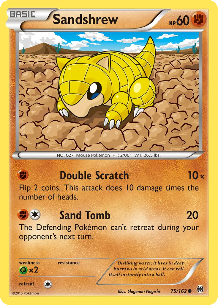 Sandshrew — XY - BREAKthrough — Pokémon