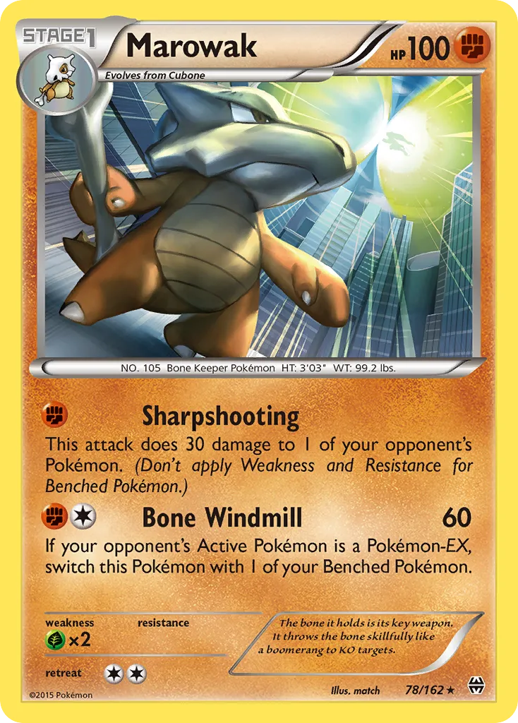 Marowak — XY - BREAKthrough — Pokémon