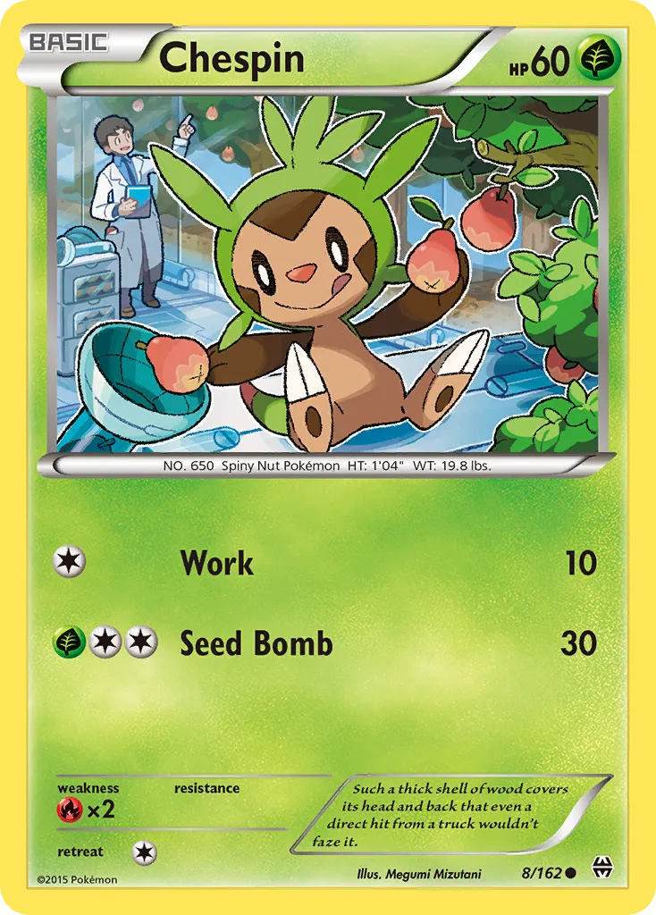 Chespin — XY - BREAKthrough — Pokémon