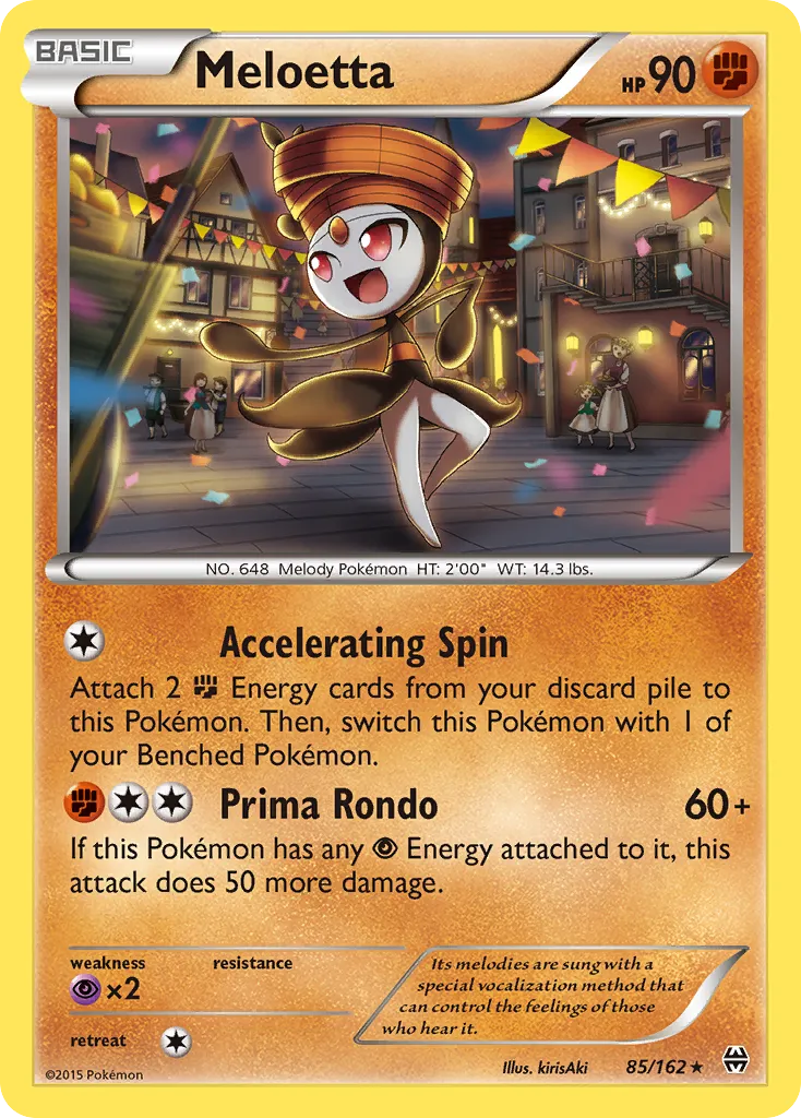 Meloetta — XY - BREAKthrough — Pokemon