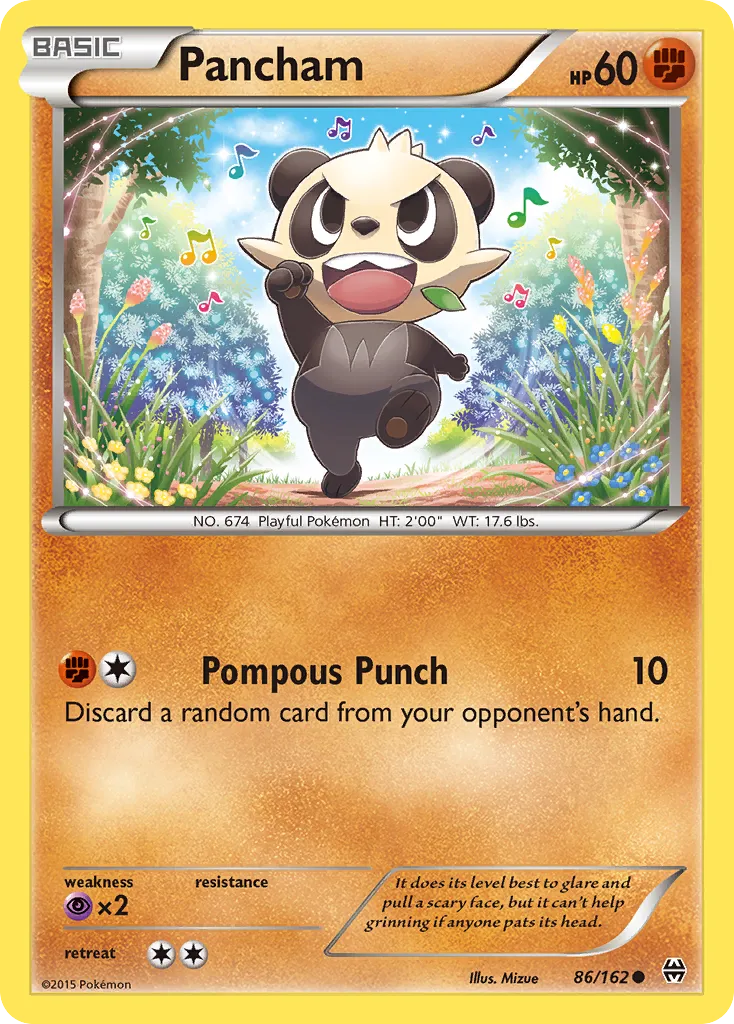 Pancham — XY - BREAKthrough — Pokémon