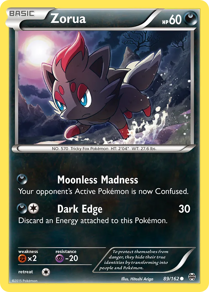Zorua — XY - BREAKthrough — Pokémon