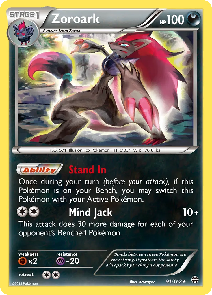 Zoroark — XY - BREAKthrough — Pokemon
