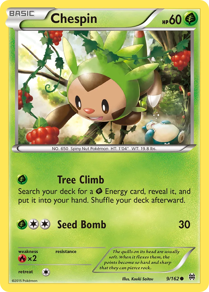 Chespin — XY - BREAKthrough — Pokémon
