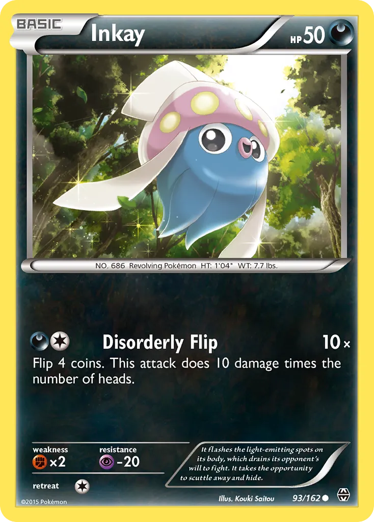 Inkay — XY - BREAKthrough — Pokémon