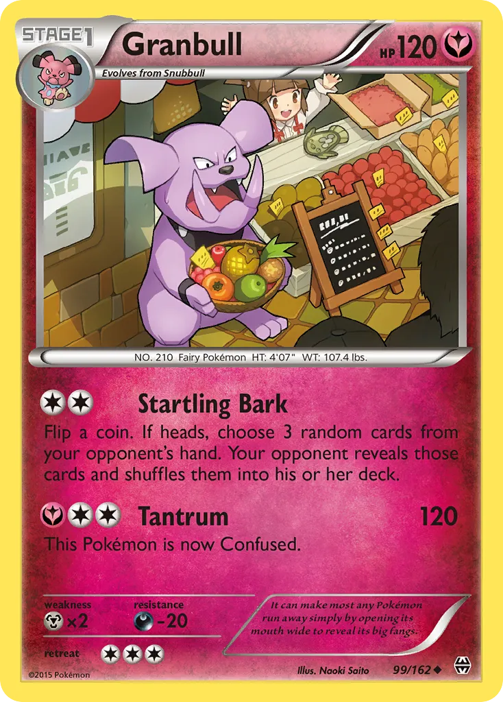 Granbull — XY - BREAKthrough — Pokémon