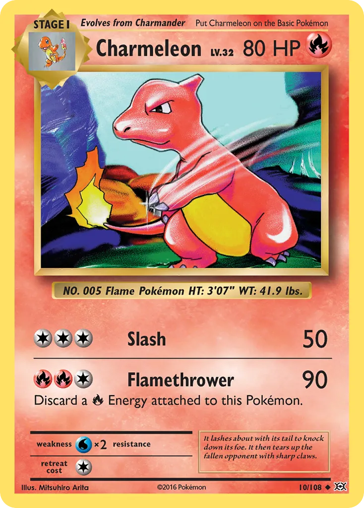 Charmeleon — XY - Evolutions — Pokémon