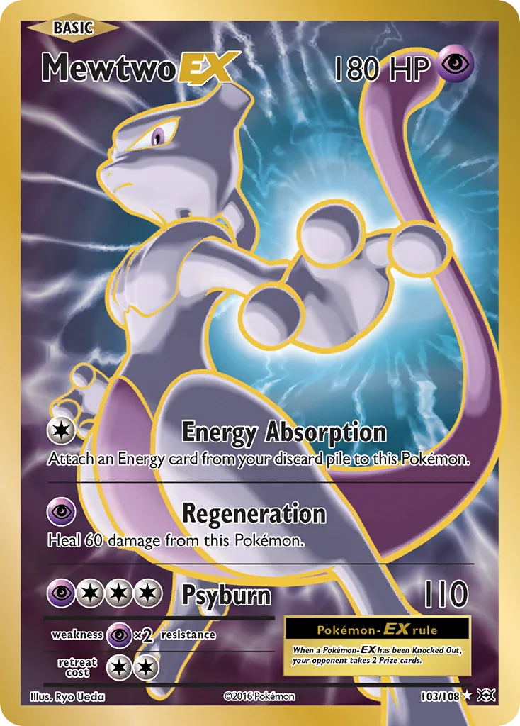 Mewtwo EX — XY - Evolutions — Pokemon