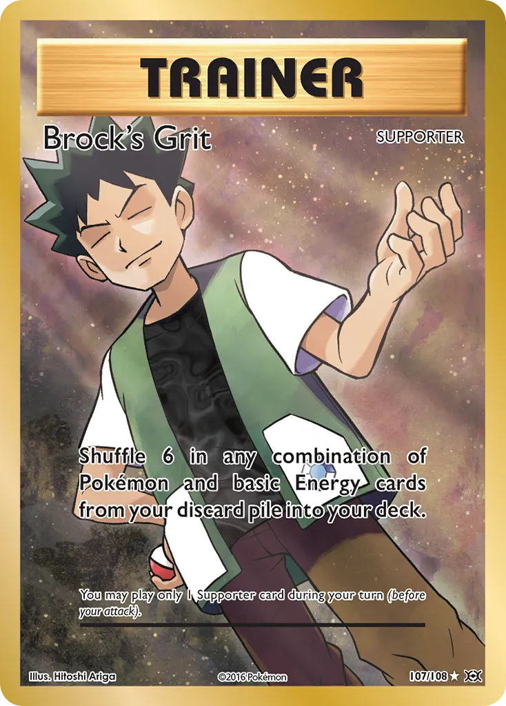 Brock's Grit — XY - Evolutions — Pokemon