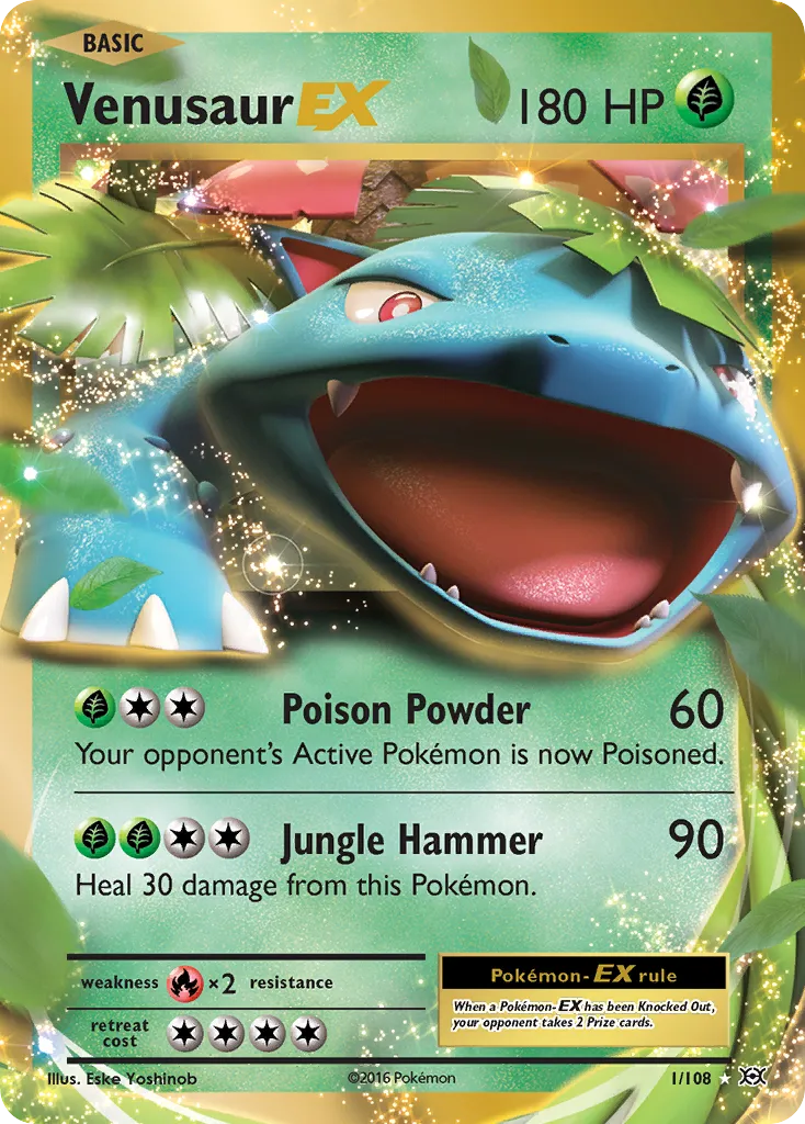 Venusaur EX — XY - Evolutions — Pokémon